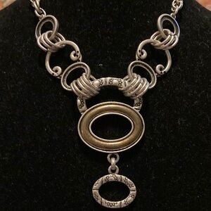 Elegant Silver and Gold-Tone Necklace